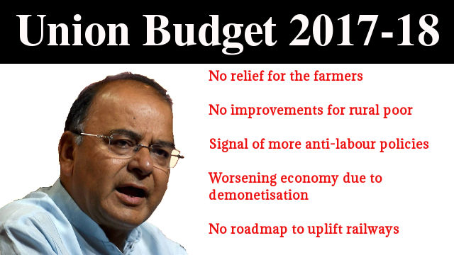 Arun Jaitley's Union Budget 2017-18