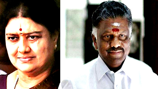 Sasikala vs Panneerselvam AIADMK battle