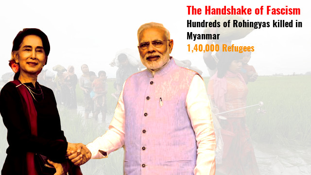 Narendra Modi Meets Suu Kyi & Rohingya Genocide is Subtly Endorsed