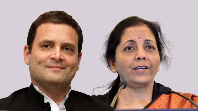 Nirmala Sitharaman called Congress a "Muslim Party"