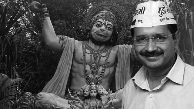 The AAP’s Hanuman worship spree