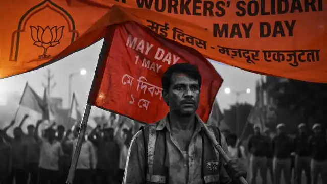 BJP’s sudden embrace of May Day signals not ideological change but strategy, driven by labour unrest, economic pressure and upcoming polls.