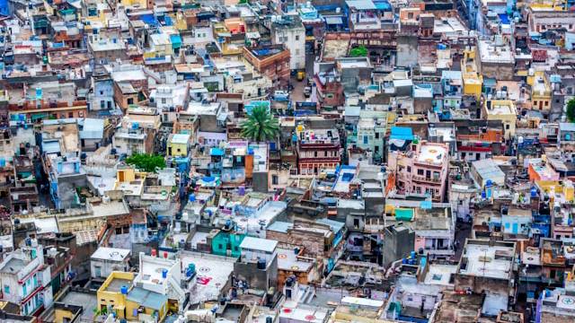 India's economy is booming, but affordable housing is falling further out of reach — a gap this piece traces from GDP figures to rent burdens.